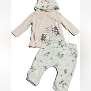 Disney Pink and Cream Kids Matching Set